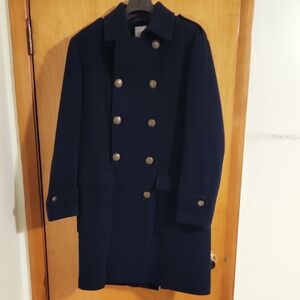 Men's ELEVENTY Navy Coat With Brass Buttons SPECIAL COLLECTION